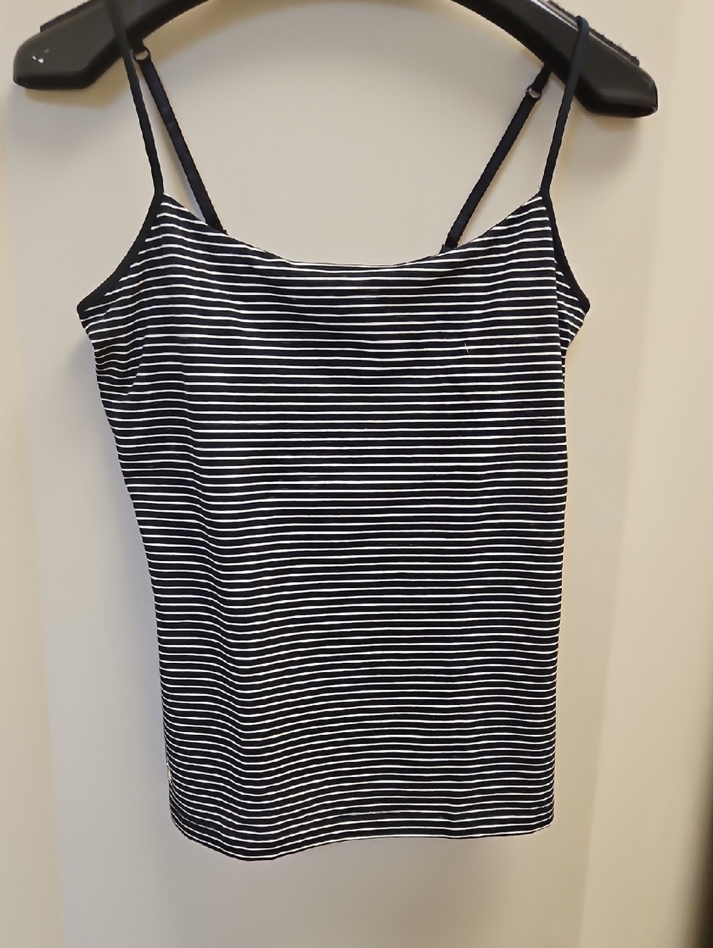 Ralph Lauren Black & White Striped Spaghetti Strap Camisole